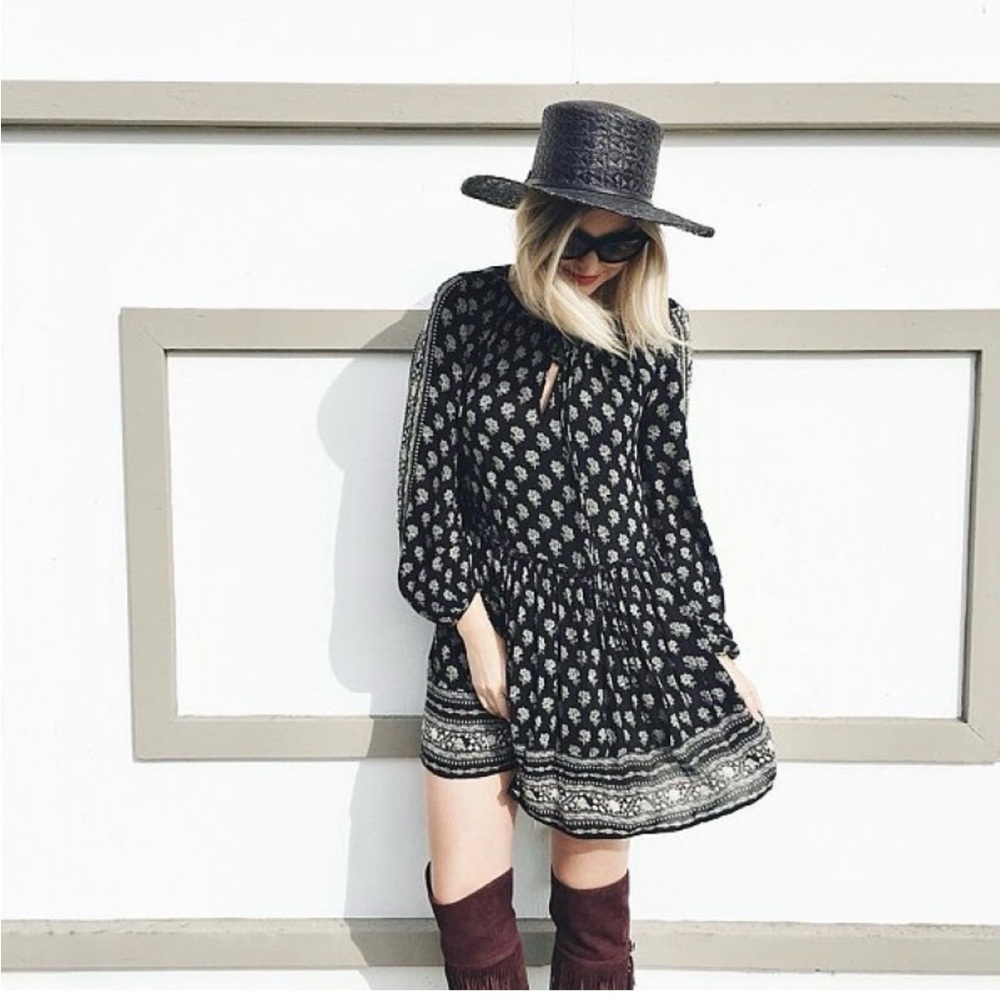 Relativity Women's Paisley Pattern Long Sleeve Dress size Large